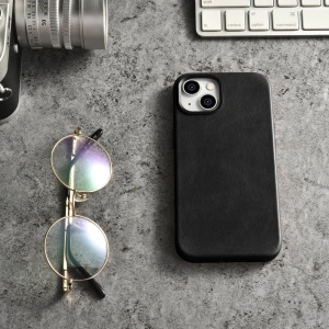 Hurtownia GSM - Etui iCarer Olajgyertya Prémium Bőr MagSafe Apple iPhone 14 fekete - ICR323 - {ean13} - Hurt