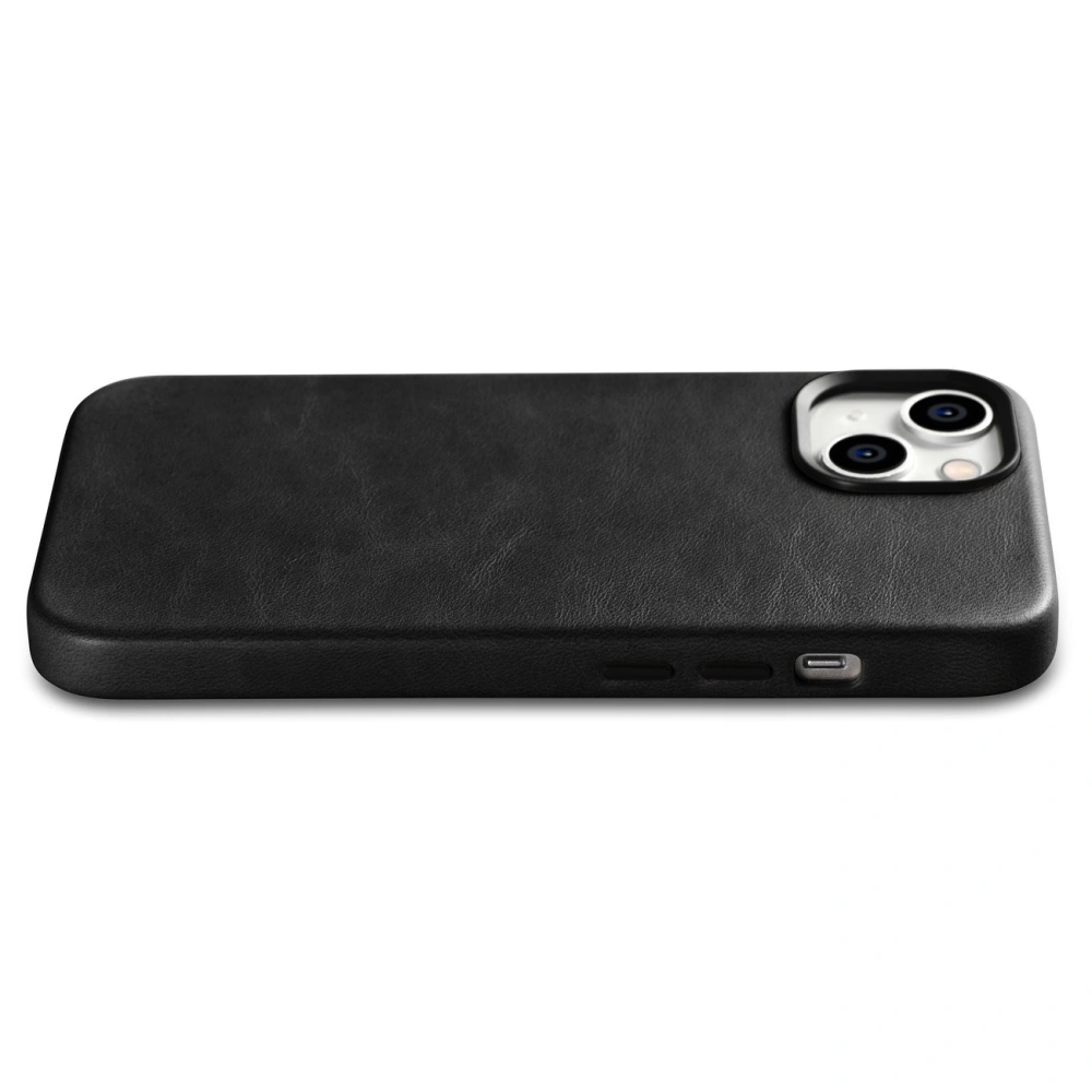 Hurtownia GSM - Etui iCarer Oil Wax Premium Leather MagSafe Apple iPhone 14 czarny - ICR323 - {ean13} - Hurt