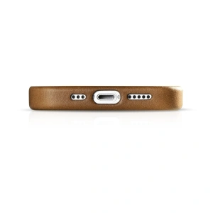 Hurtownia GSM - Etui iCarer Oil Wax Premium Leather MagSafe Apple iPhone 14 jasnobrązowy - ICR324 - {ean13} - Hurt