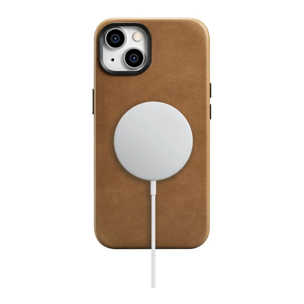 Hurtownia GSM - Etui iCarer Oil Wax Premium Leather MagSafe Apple iPhone 14 maro deschis - ICR324 - {ean13} - Hurt