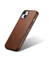 Hurtownia GSM - Case iCarer Öl Wachs Premium Leder MagSafe Apple iPhone 14 braun - ICR325 - {ean13} - Hurt