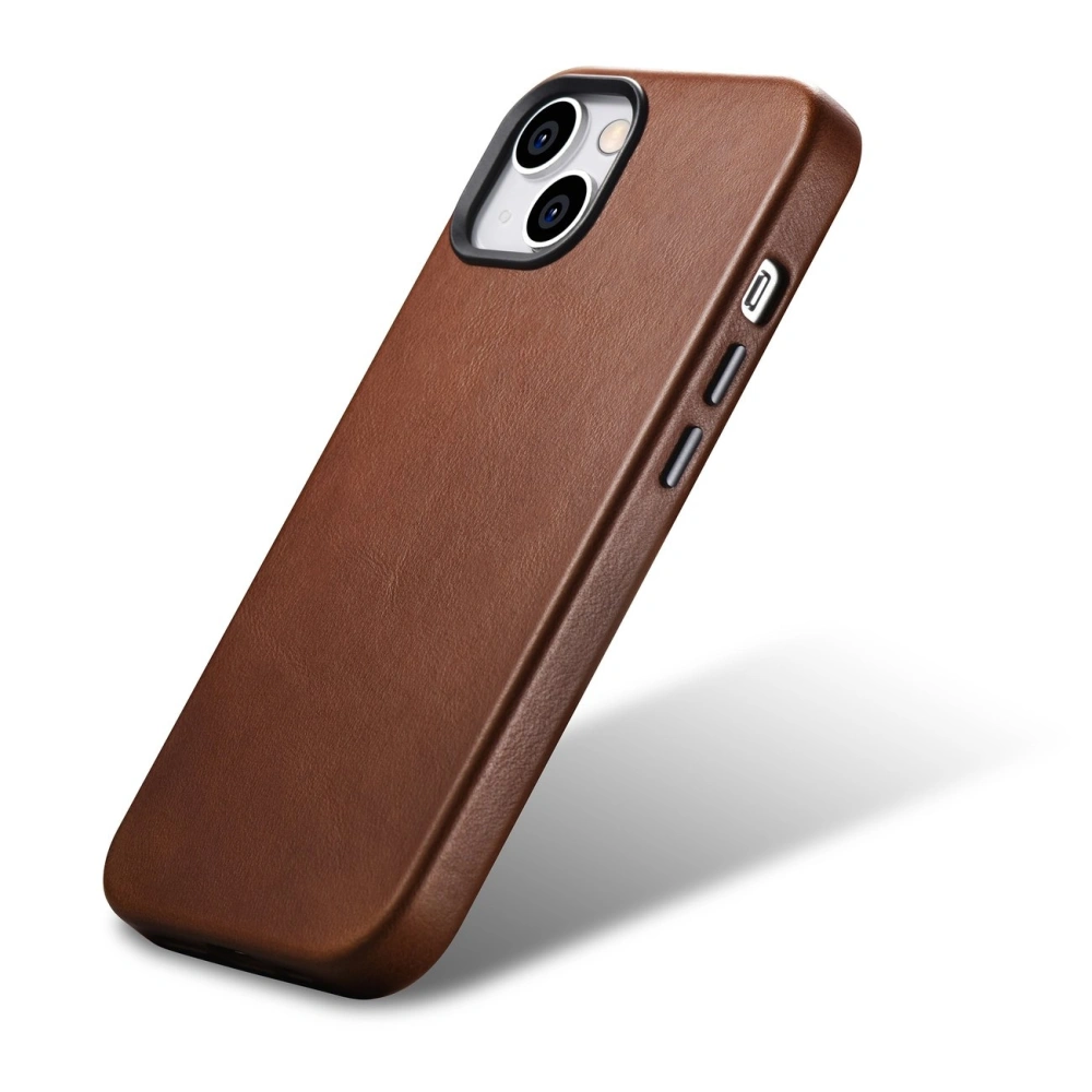 Hurtownia GSM - Etui iCarer Oil Wax Premium Leather MagSafe Apple iPhone 14 maroniu - ICR325 - {ean13} - Hurt