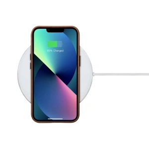 Hurtownia GSM - Etui iCarer Olaj Wax Prémium Bőr MagSafe Apple iPhone 14 barna - ICR325 - {ean13} - Hurt