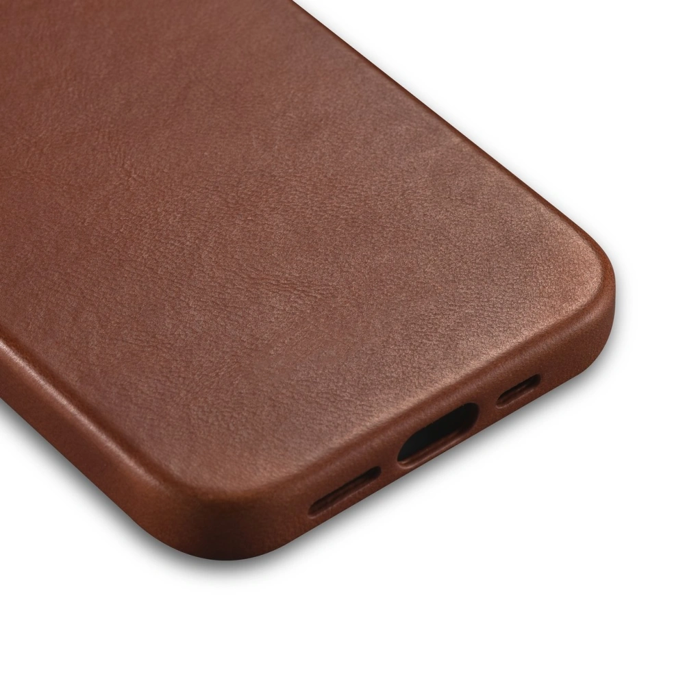 Hurtownia GSM - Etui iCarer Oil Wax Premium Leather MagSafe Apple iPhone 14 maroniu - ICR325 - {ean13} - Hurt