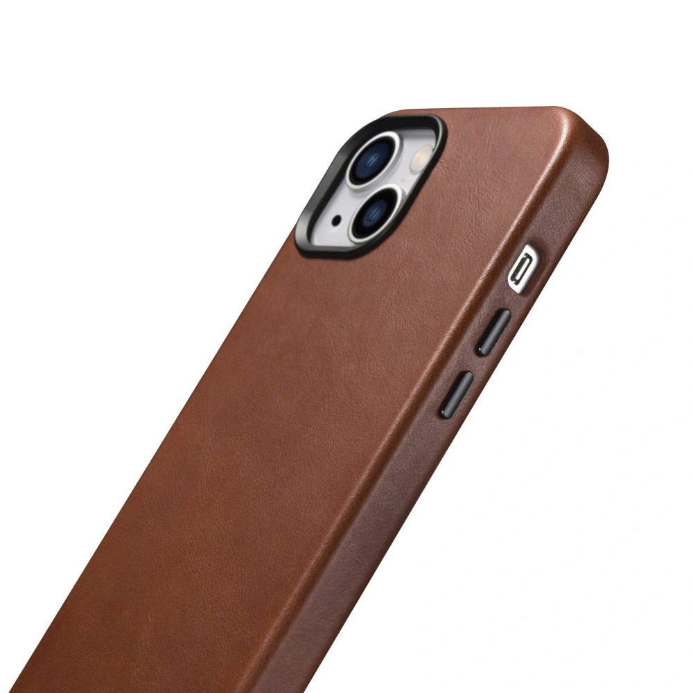 Hurtownia GSM - Etui iCarer Oil Wax Premium Leather MagSafe Apple iPhone 14 maroniu - ICR325 - {ean13} - Hurt