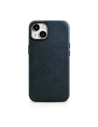 Hurtownia GSM - Etui iCarer Oil Wax Premium Leather MagSafe Apple iPhone 14 albastru închis - ICR326 - {ean13} - Hurt