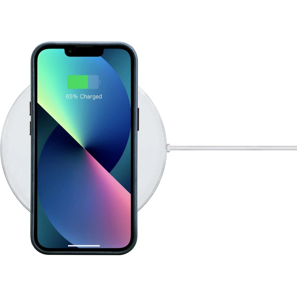 Hurtownia GSM - Etui iCarer Olajgyanta Prémium Bőr MagSafe Apple iPhone 14 sötétkék - ICR326 - {ean13} - Hurt