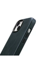 Hurtownia GSM - Etui iCarer Oil Wax Premium Leather MagSafe Apple iPhone 14 albastru închis - ICR326 - {ean13} - Hurt