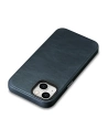 Hurtownia GSM - Etui iCarer Oil Wax Premium Leather MagSafe Apple iPhone 14 albastru închis - ICR326 - {ean13} - Hurt