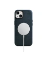 Hurtownia GSM - Etui iCarer Oil Wax Premium Leather MagSafe Apple iPhone 14 albastru închis - ICR326 - {ean13} - Hurt