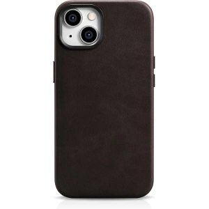 Hurtownia GSM - Etui iCarer Oil Wax Premium Leather MagSafe Apple iPhone 14 ciemnobrązowy - ICR327 - {ean13} - Hurt