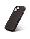 Hurtownia GSM - Case iCarer Öl Wachs Premium Leder MagSafe Apple iPhone 14 dunkelbraun - ICR327 - {ean13} - Hurt