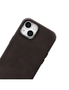 Hurtownia GSM - Case iCarer Öl Wachs Premium Leder MagSafe Apple iPhone 14 dunkelbraun - ICR327 - {ean13} - Hurt