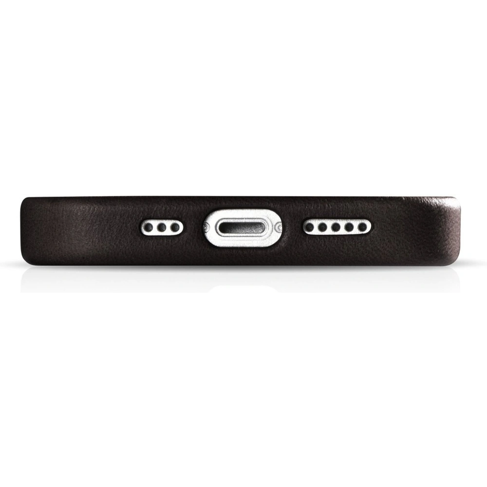 Hurtownia GSM - Case iCarer Öl Wachs Premium Leder MagSafe Apple iPhone 14 dunkelbraun - ICR327 - {ean13} - Hurt