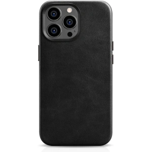 Hurtownia GSM - Etui iCarer Oil Wax Premium Leather MagSafe Apple iPhone 14 Pro czarny - ICR328 - {ean13} - Hurt