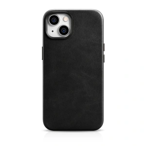Hurtownia GSM - Etui iCarer Oil Wax Premium Leather MagSafe Apple iPhone 14 Plus / 15 Plus czarny - ICR333 - {ean13} - Hurt