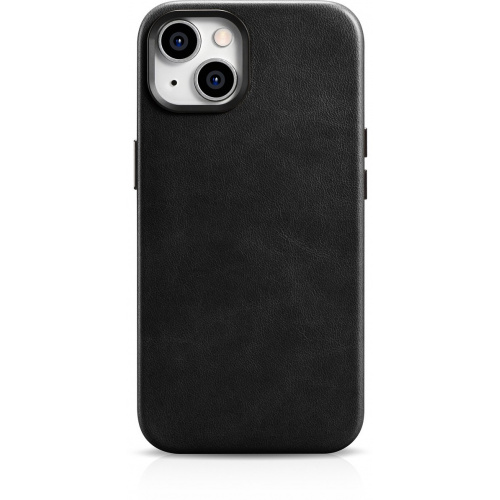 Hurtownia iCarer - 6975092685074 - ICR333 - Etui iCarer Oil Wax Premium Leather MagSafe Apple iPhone 14 Plus / 15 Plus czarny - B2B homescreen