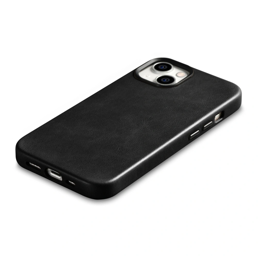 Hurtownia GSM - Etui iCarer Oil Wax Premium Leather MagSafe Apple iPhone 14 Plus / 15 Plus fekete - ICR333 - {ean13} - Hurt