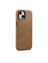 Hurtownia GSM - Etui iCarer Oil Wax Premium Leather MagSafe Apple iPhone 14 Plus / 15 Plus maro deschis - ICR334 - {ean13} - Hurt