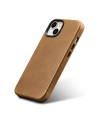 Hurtownia GSM - Etui iCarer Oil Wax Premium Leather MagSafe Apple iPhone 14 Plus / 15 Plus maro deschis - ICR334 - {ean13} - Hurt