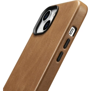 Hurtownia GSM - Etui iCarer Oil Wax Premium Leather MagSafe Apple iPhone 14 Plus / 15 Plus jasnobrązowy - ICR334 - {ean13} - Hurt