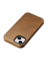 Hurtownia GSM - Etui iCarer Oil Wax Premium Leather MagSafe Apple iPhone 14 Plus / 15 Plus maro deschis - ICR334 - {ean13} - Hurt