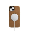 Hurtownia GSM - Etui iCarer Oil Wax Premium Leather MagSafe Apple iPhone 14 Plus / 15 Plus maro deschis - ICR334 - {ean13} - Hurt