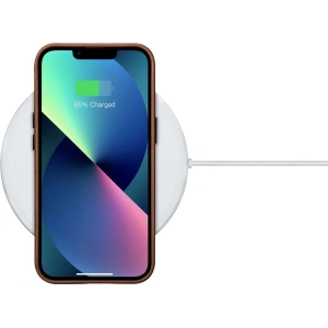 Etui iCarer Oil Wax Premium Leather MagSafe Apple iPhone 14 Plus / 15 Plus hnědé