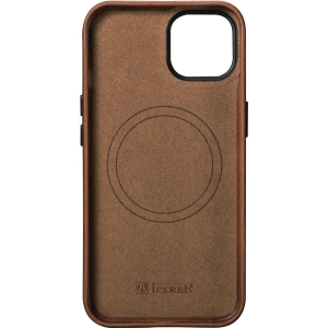 Hurtownia GSM - Etui iCarer Oil Wax Premium Leather MagSafe Apple iPhone 14 Plus / 15 Plus brązowy - ICR335 - {ean13} - Hurt