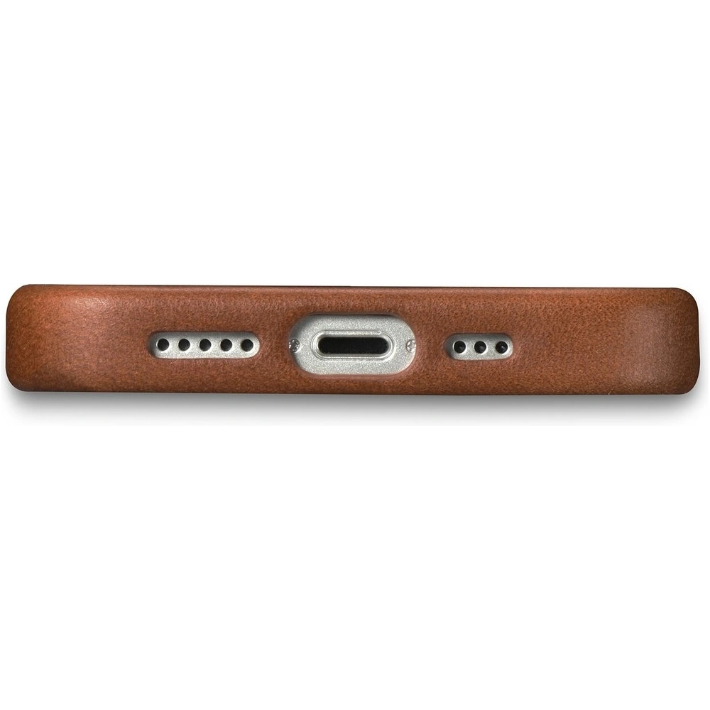 Wholesale iCarer Oil Wax Premium Leather MagSafe Apple iPhone 14 Plus / 15 Plus brown - ICR335 - {ean13} - Hurt