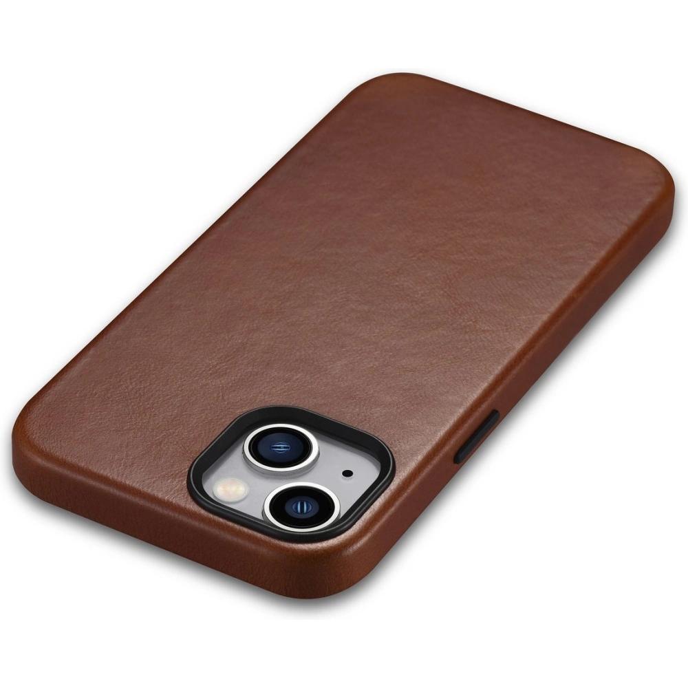 Hurtownia GSM - Etui iCarer Oil Wax Premium Leather MagSafe Apple iPhone 14 Plus / 15 Plus barna - ICR335 - {ean13} - Hurt
