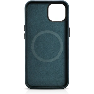 Hurtownia GSM - Etui iCarer Oil Wax Premium Leather MagSafe Apple iPhone 14 Plus / 15 Plus ciemnoniebieski - ICR336 - {ean13} - Hurt