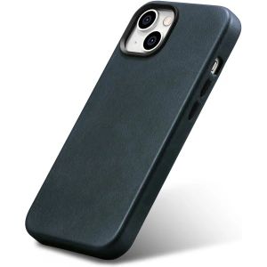 Hurtownia GSM - Etui iCarer Oil Wax Premium Bőr MagSafe Apple iPhone 14 Plus / 15 Plus sötétkék - ICR336 - {ean13} - Hurt