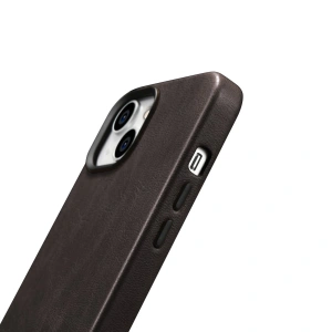 Hurtownia GSM - Etui iCarer Olajviasz Prémium Bőr MagSafe Apple iPhone 14 Plus / 15 Plus sötétbarna - ICR337 - {ean13} - Hurt