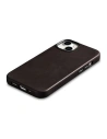 Wholesale iCarer Oil Wax Premium Leather MagSafe Apple iPhone 14 Plus / 15 Plus dark brown - ICR337 - {ean13} - Hurt