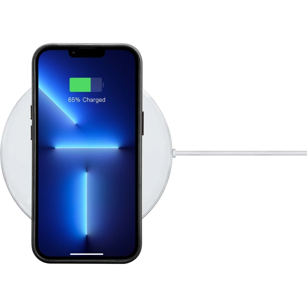 Hurtownia GSM - Etui iCarer Olajviasz Prémium Bőr MagSafe Apple iPhone 14 Pro Max fekete - ICR338 - {ean13} - Hurt