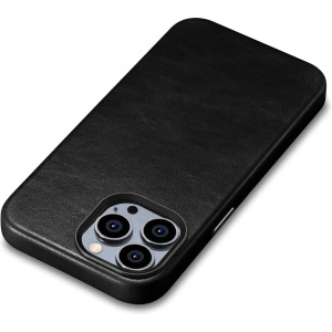 Hurtownia GSM - Etui iCarer Oil Wax Premium Leather MagSafe Apple iPhone 14 Pro Max czarny - ICR338 - {ean13} - Hurt