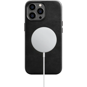 Hurtownia GSM - Etui iCarer Olajviasz Prémium Bőr MagSafe Apple iPhone 14 Pro Max fekete - ICR338 - {ean13} - Hurt