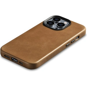Hurtownia GSM - Etui iCarer Oil Wax Premium Leather MagSafe Apple iPhone 14 Pro Max jasnobrązowy - ICR339 - {ean13} - Hurt