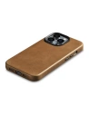 Wholesale iCarer Oil Wax Premium Leather MagSafe Apple iPhone 14 Pro Max light brown - ICR339 - {ean13} - Hurt