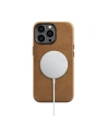 Wholesale iCarer Oil Wax Premium Leather MagSafe Apple iPhone 14 Pro Max light brown - ICR339 - {ean13} - Hurt