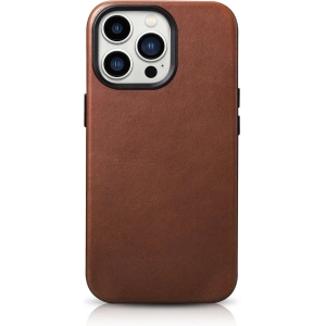 Hurtownia GSM - Etui iCarer Oil Wax Premium Leather MagSafe Apple iPhone 14 Pro Max brązowy - ICR340 - {ean13} - Hurt
