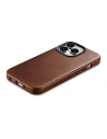 Wholesale iCarer Oil Wax Premium Leather MagSafe Apple iPhone 14 Pro Max brown - ICR340 - {ean13} - Hurt
