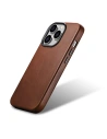 Wholesale iCarer Oil Wax Premium Leather MagSafe Apple iPhone 14 Pro Max brown - ICR340 - {ean13} - Hurt