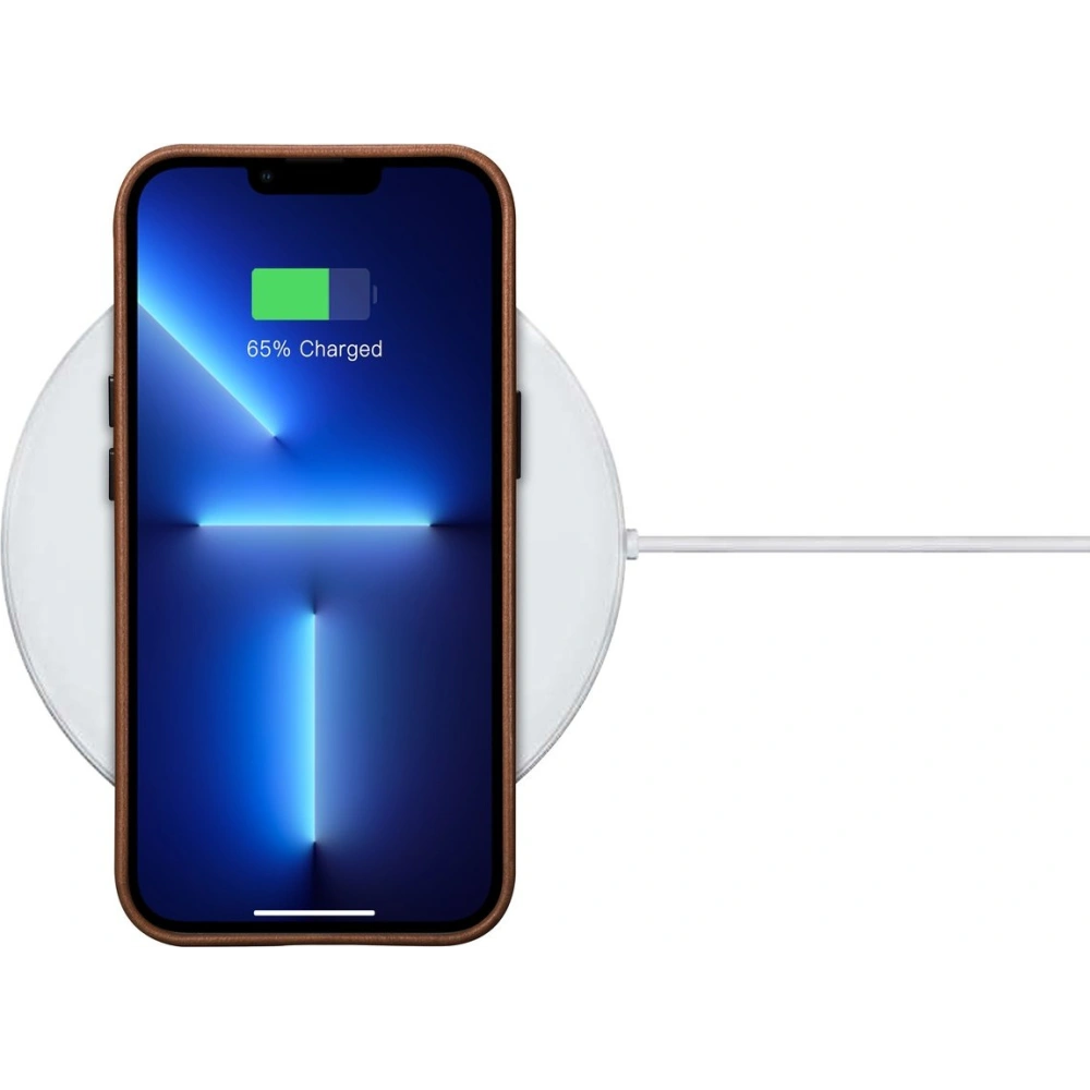 Hurtownia GSM - Etui iCarer Olajgyanta Prémium Bőr MagSafe Apple iPhone 14 Pro Max barna - ICR340 - {ean13} - Hurt