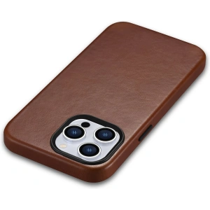 Hurtownia GSM - Etui iCarer Oil Wax Premium Leather MagSafe Apple iPhone 14 Pro Max brązowy - ICR340 - {ean13} - Hurt