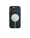 Wholesale iCarer Oil Wax Premium Leather MagSafe Apple iPhone 14 Pro Max dark blue - ICR341 - {ean13} - Hurt