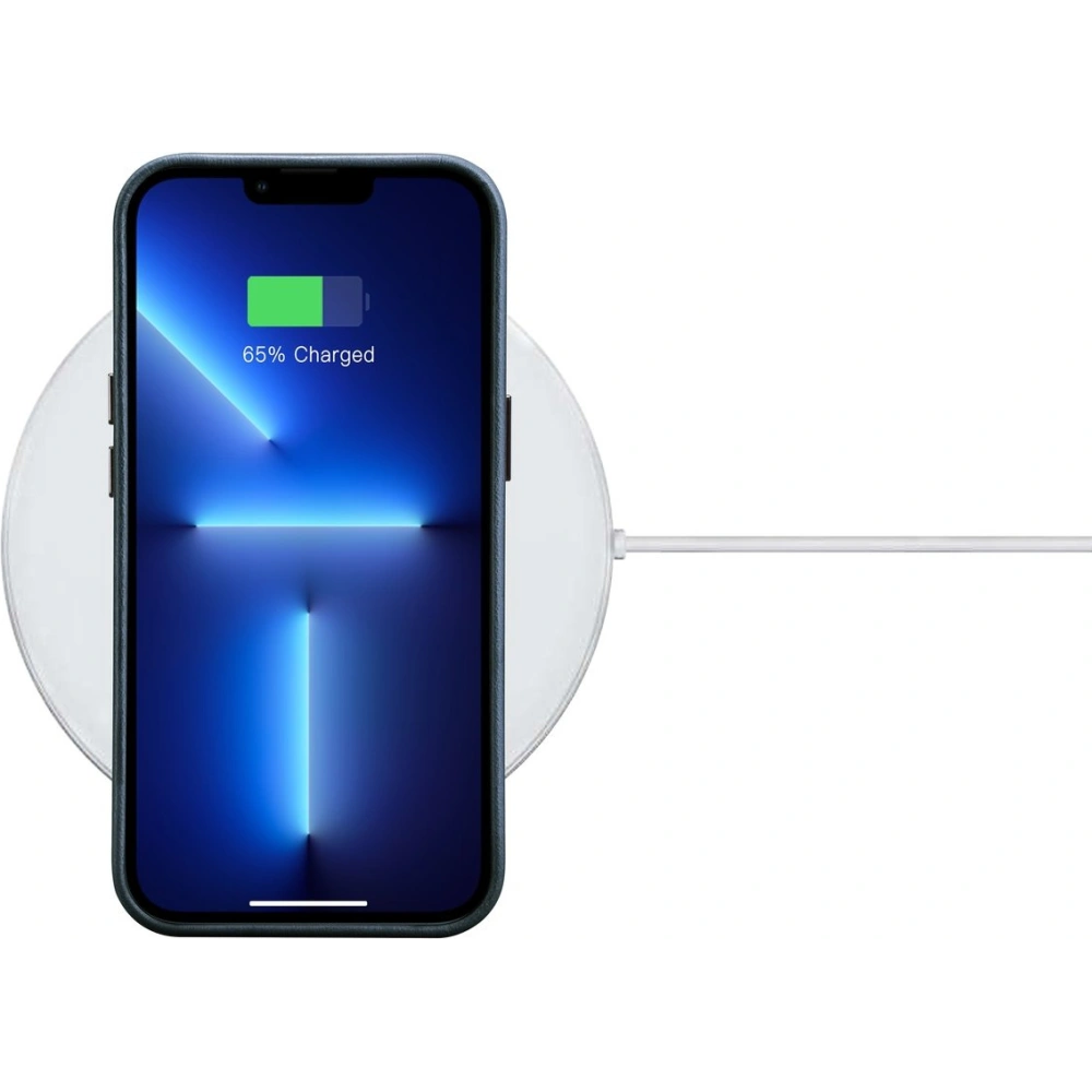 Hurtownia GSM - Etui iCarer Olaj Wax Prémium Bőr MagSafe Apple iPhone 14 Pro Max sötétkék - ICR341 - {ean13} - Hurt