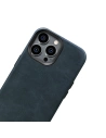 Wholesale iCarer Oil Wax Premium Leather MagSafe Apple iPhone 14 Pro Max dark blue - ICR341 - {ean13} - Hurt
