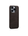 Hurtownia GSM - Etui iCarer Oil Wax Premium Leather MagSafe Apple iPhone 14 Pro Max ciemnobrązowy - ICR342 - {ean13} - Hurt